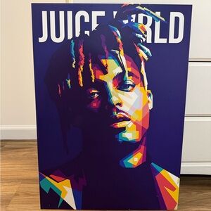 Vibrant Multicolor Juice WRLD Art Displate Poster